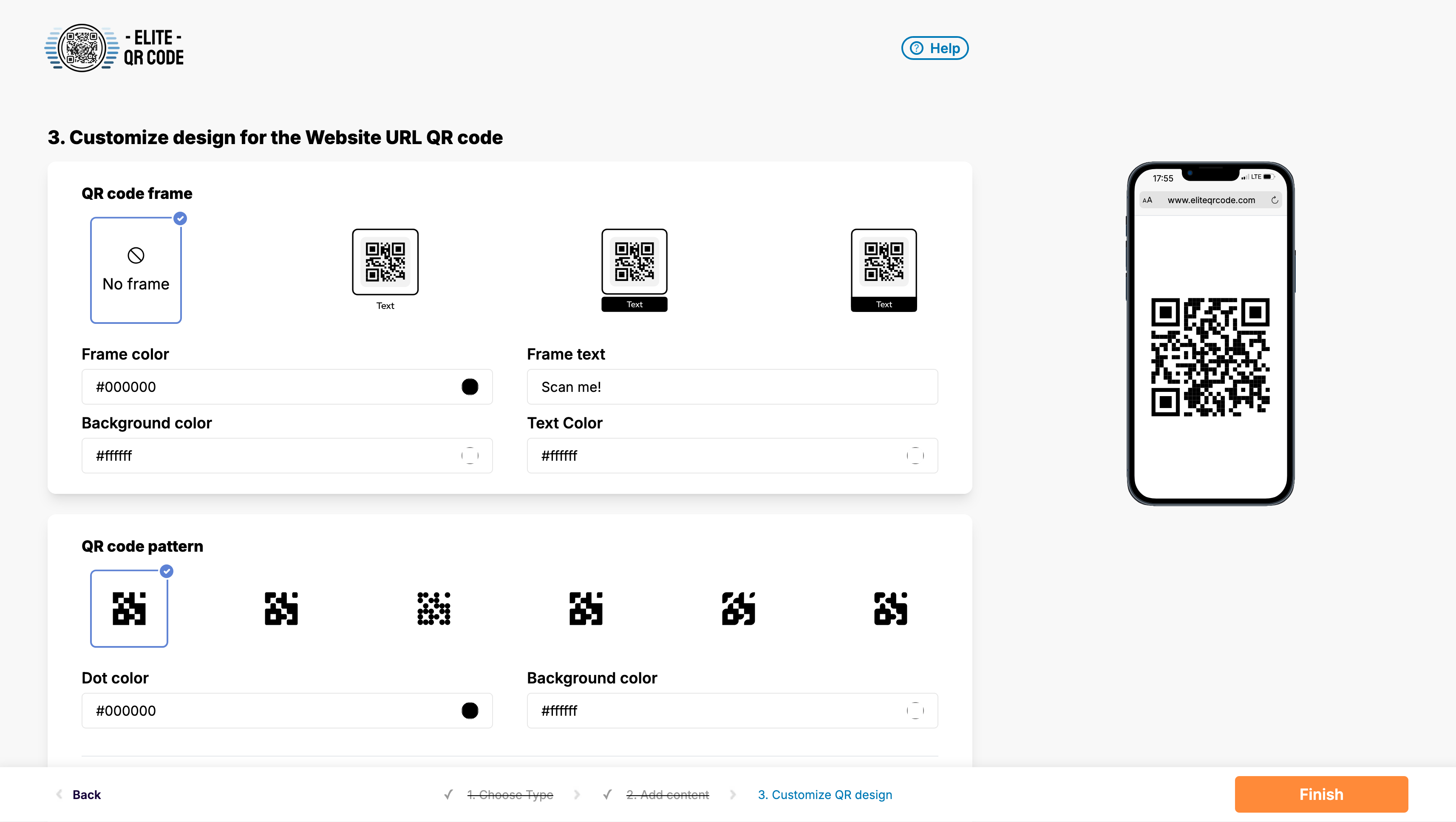 EliteQRCode screenshot
